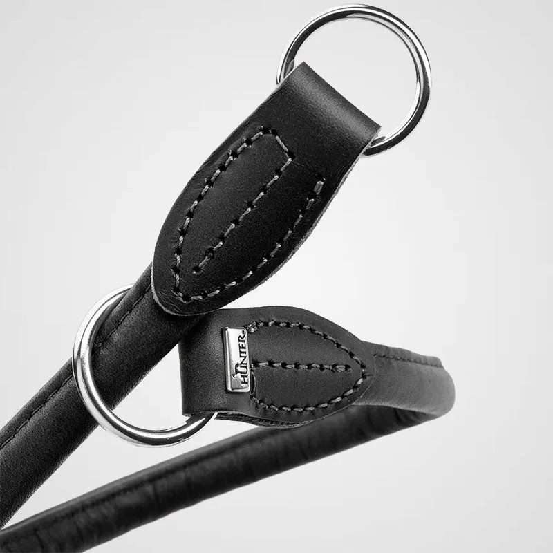 HUNTER - Dressurhalsung Round & Soft Canadian Up | Hundehalsband mit Zugstopp