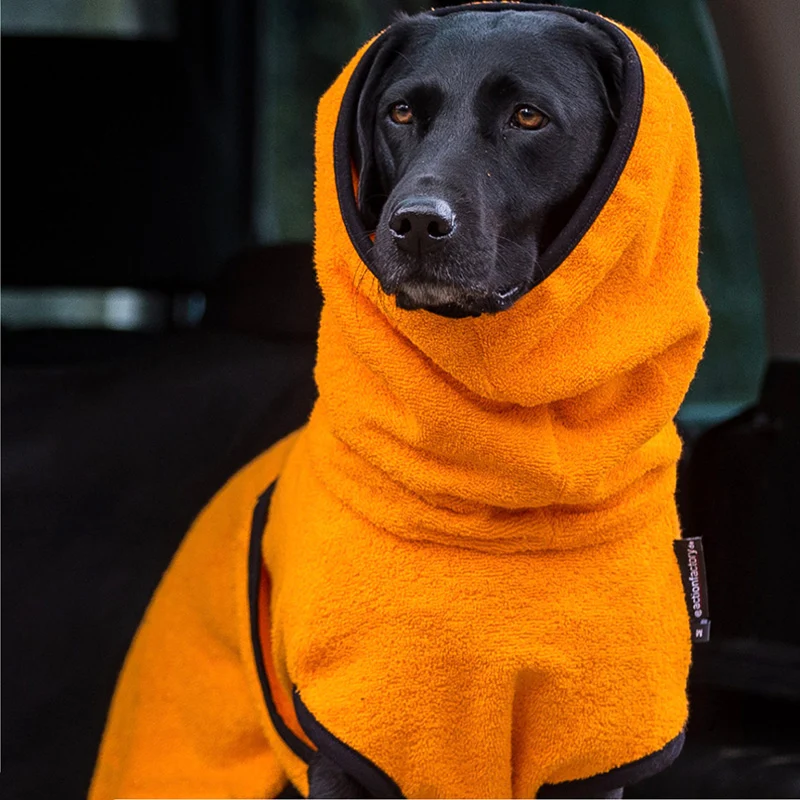 DRYUP cape | Hundebademantel - für mittelgroße Hunde (Gr. XS bis M)