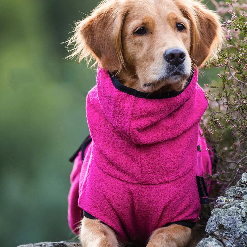 DRYUP cape | Hundebademantel - für mittelgroße Hunde (Gr. XS bis M)