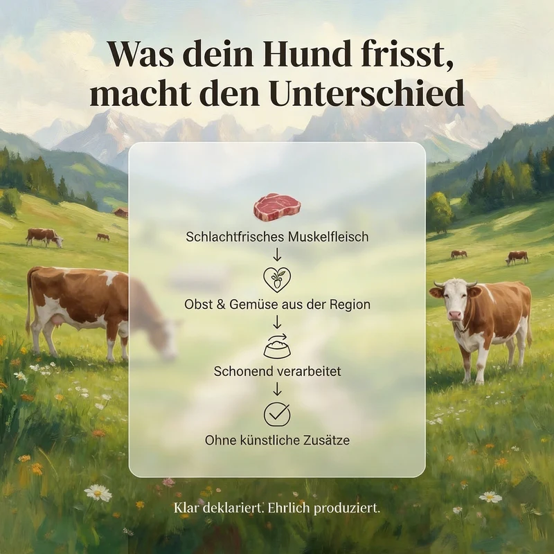 Uncle Rusty's Kaninchen mit Pastinake, Spinat und Buchweizen Nassfutter - regionale Zutaten