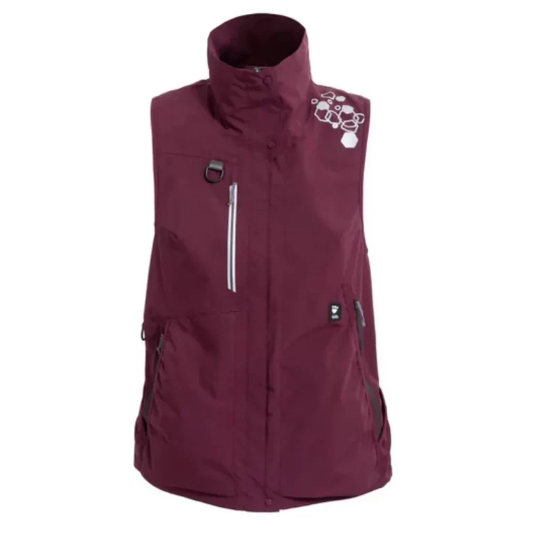 Hurtta Trainingsweste Training vest ECO | Recyceltes Material | Wassersäule über 10000 mm | Eggplant