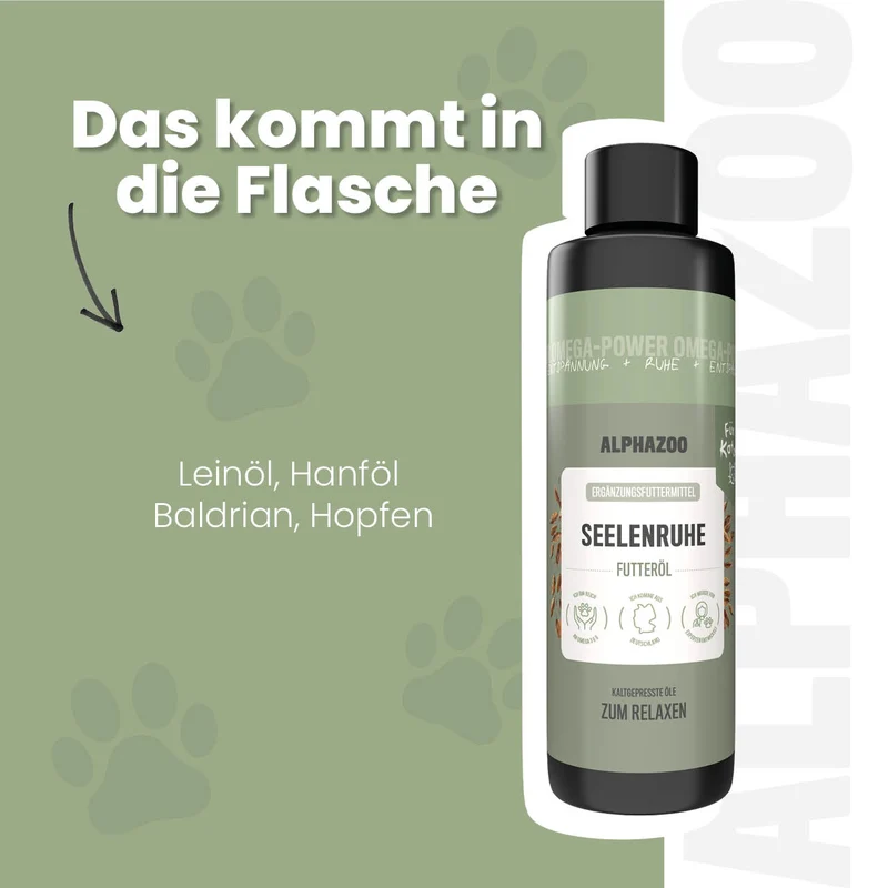 Seelenruhe Futteröl für Katzen