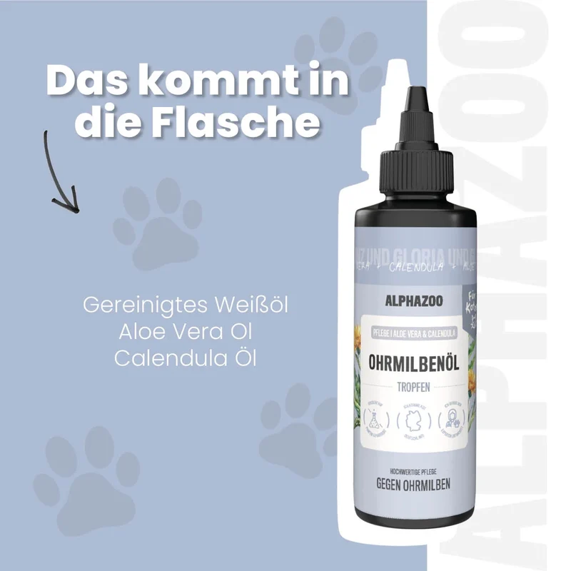 Ohrmilbenöl für Katzen