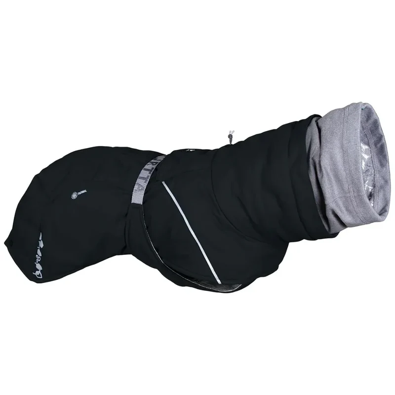 Wärmender Wintermantel Extreme Warmer III ECO von Hurtta | Warm & wasserdicht | Recyceltes ECO-Material | Raven
