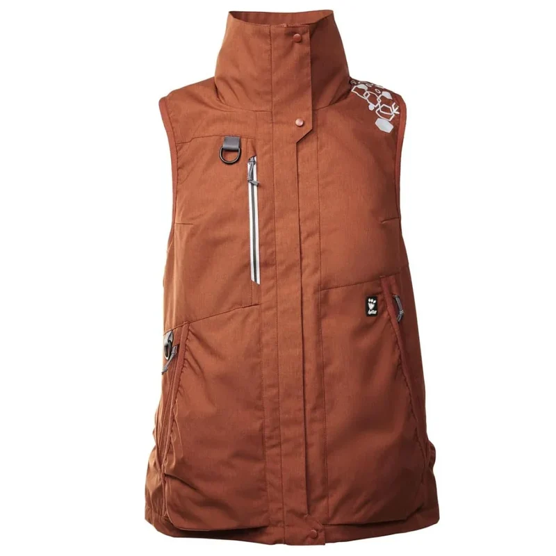Hurtta Trainingsweste Training vest ECO | Recyceltes Material | Wassersäule über 10000 mm | Cinnamon