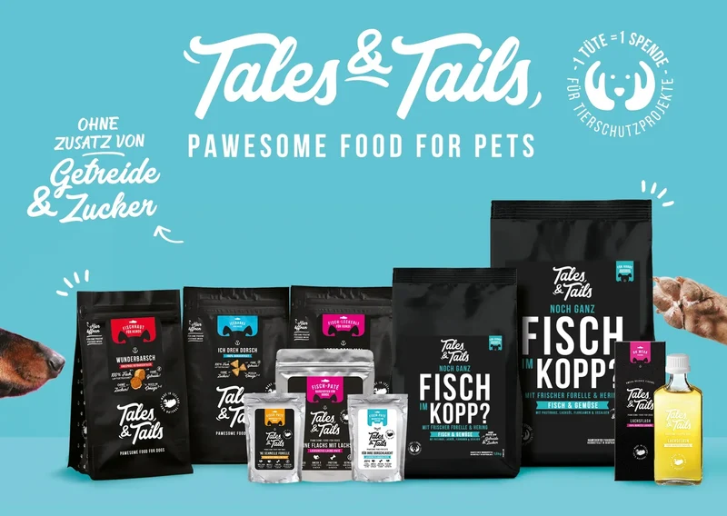 Entdecke hier das Premium Tales & Tails Hundefutter