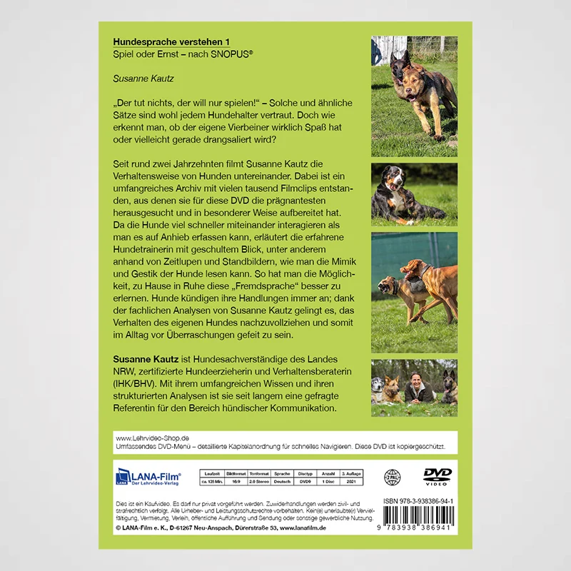 Hundesprache verstehen 1 - Susanne Kauz | DVD Hundetraining