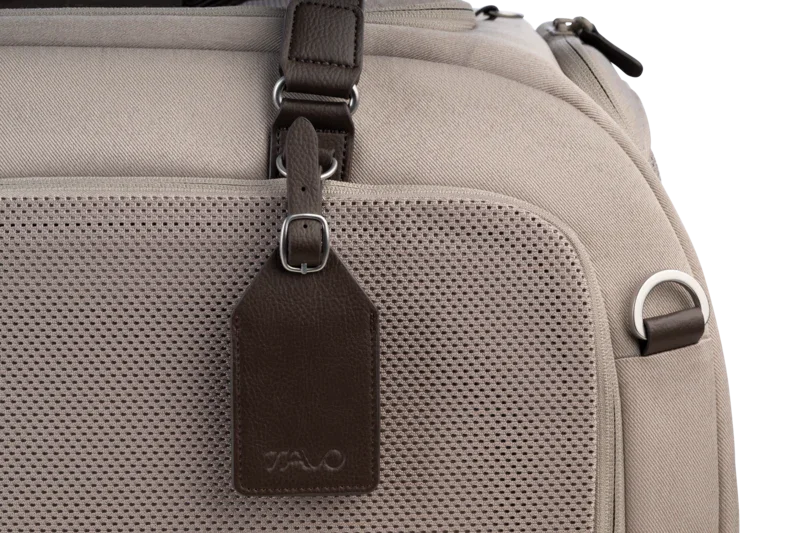 Isofix Autositz & Transporttasche Hendrick von Tavo für Hunde & Katzen bis 20.4 kg | GREENGUARD-Gold-Zertifizierung | Farbe: Tawny