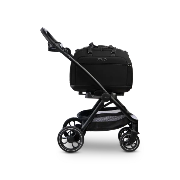 Isofix Autositz & Transporttasche Hendrick von Tavo für Hunde & Katzen bis 20.4 kg | GREENGUARD-Gold-Zertifizierung | Farbe: Onyx
