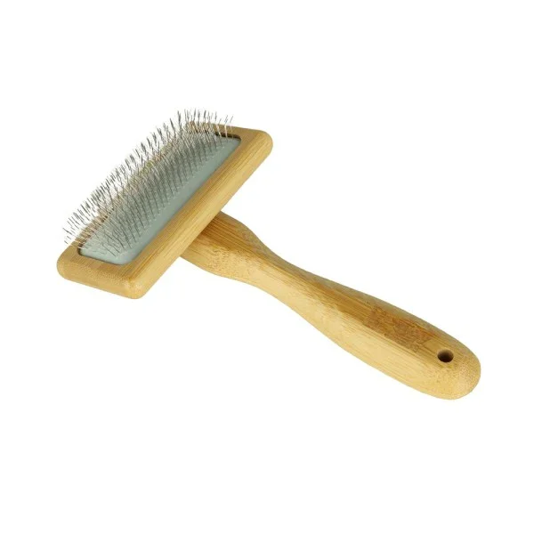 The DoggyBrush Slicker | Nachhaltige Hundebürste aus Bambus | Für Hunde mit Unterwolle | 3 Größen