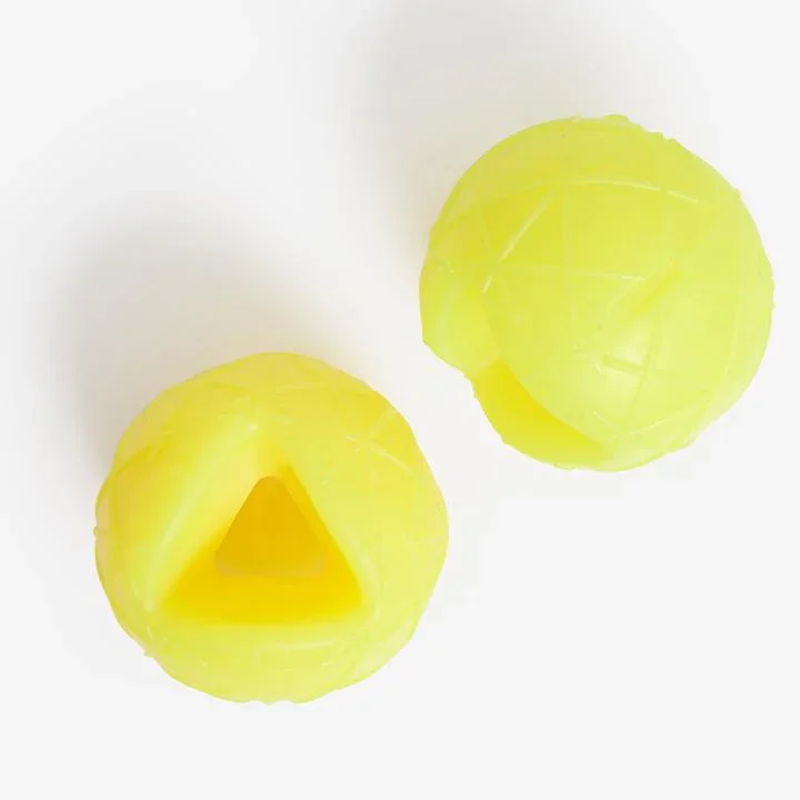 Öko Hundeball | Lemon Sunshine | BPA-frei | 100% recyclebar & Made in Germany | 2 Größen
