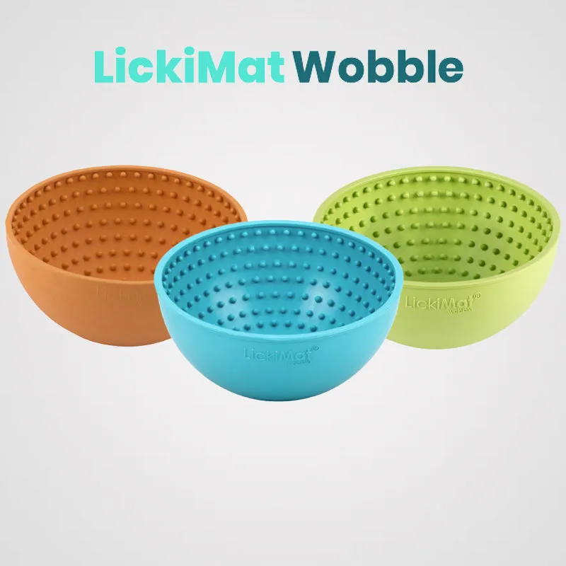 LickiMat - WOBBLE | Leck- & Antischlingnapf für Deinen Hund