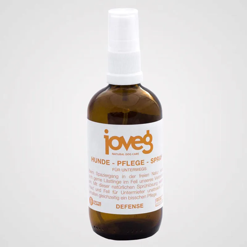 JOVEG - DEFENSE - Veganes Pflegespray gegen Zecken & Co. | Hundepflege