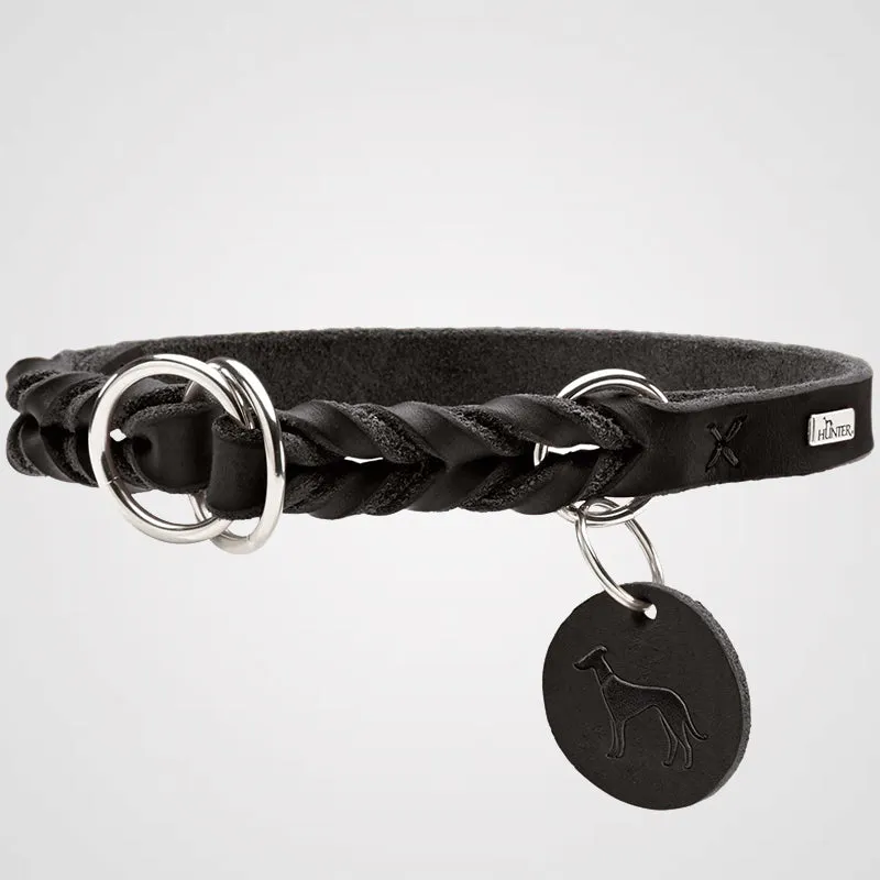 HUNTER - Solid Education | Hundehalsband mit Zugstopp