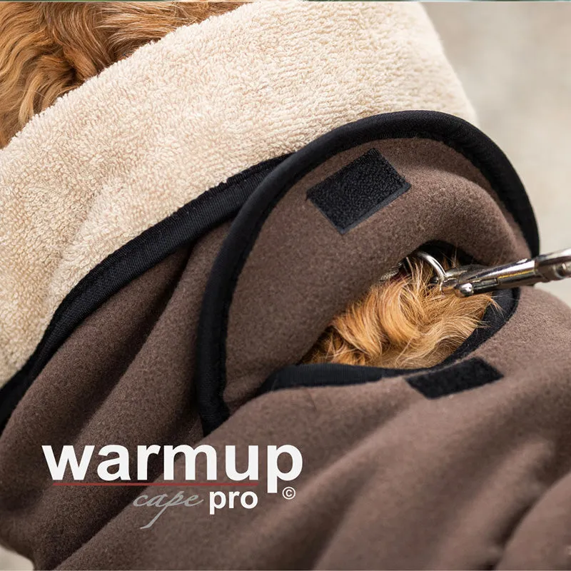WARMUP cape Pro | wärmender Hundemantel zum Wenden mit Kragen