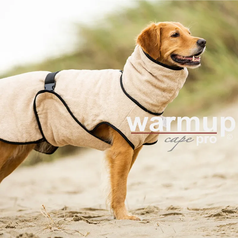 WARMUP cape Pro | wärmender Hundemantel zum Wenden mit Kragen