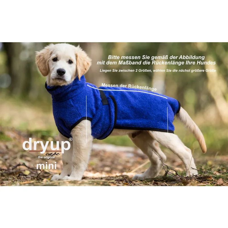 DRYUP cape Mini | Hundebademantel für kleine Hunde