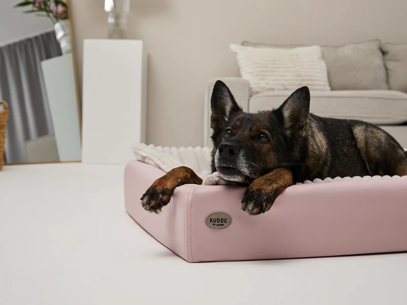 Hundebett KUDDE Pastell Kunstleder