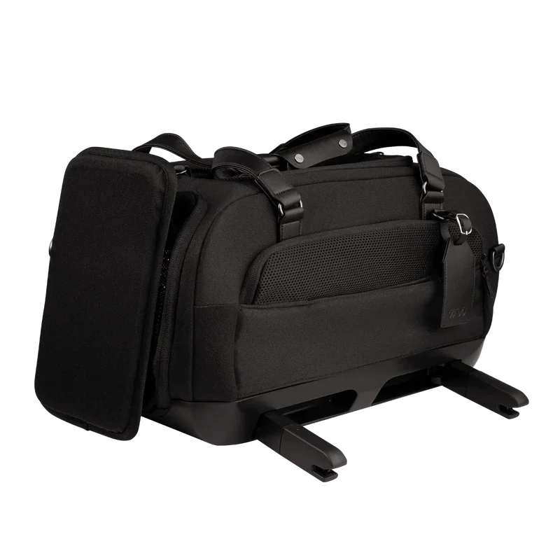 Flug- & Transporttasche Tavo Dupree II für Hunde & Katzen bis 9 kg | GREENGUARD-Gold-Zertifizierung | Farbe: Onyx