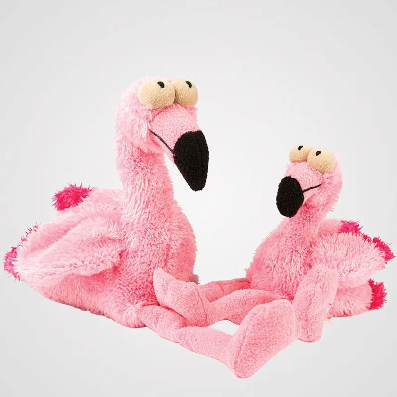 FUZZYARD - FLO THE FLAMINGO | lustiges Hundespielzeug