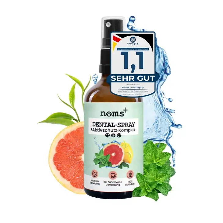 Natürliches Noms+ Zahnpflege Trio | Dentalspray - Zahncreme - Fingerling | 100% vegan & tierleidfrei
