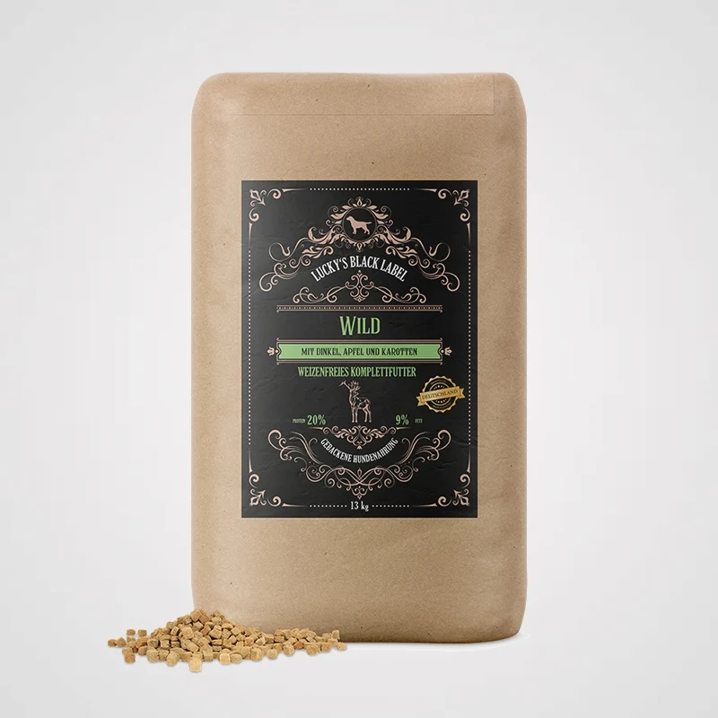 BLACK LABEL - Wild | weizenfreies Premiumtrockenfutter, ofengebacken
