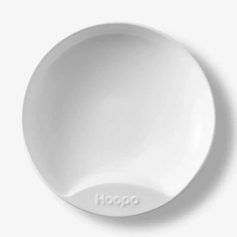 Katzennapf "Plate" von HOOPO® | 100% Porzellan | 300 ml | Weiß