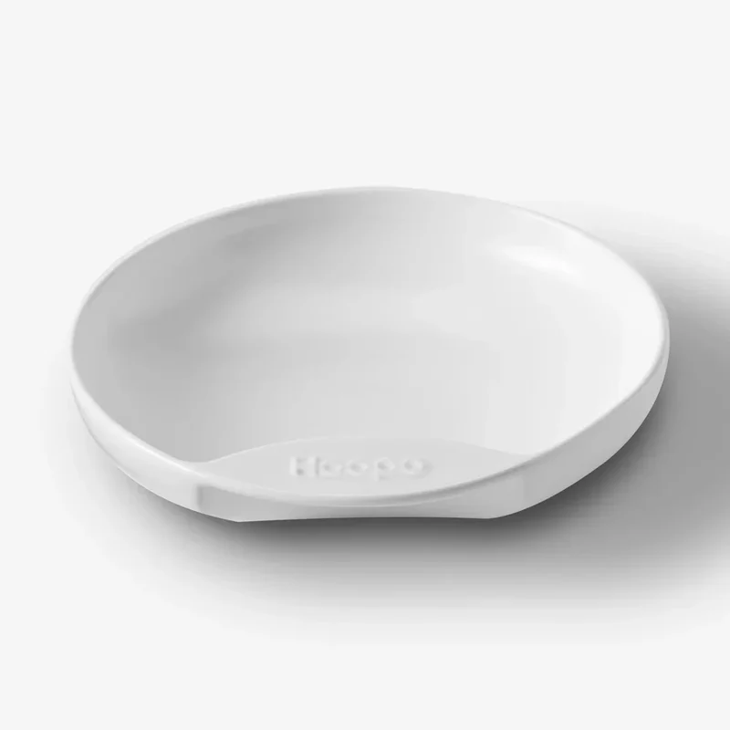 Katzennapf "Plate" von HOOPO® | 100% Porzellan | 300 ml | Weiß
