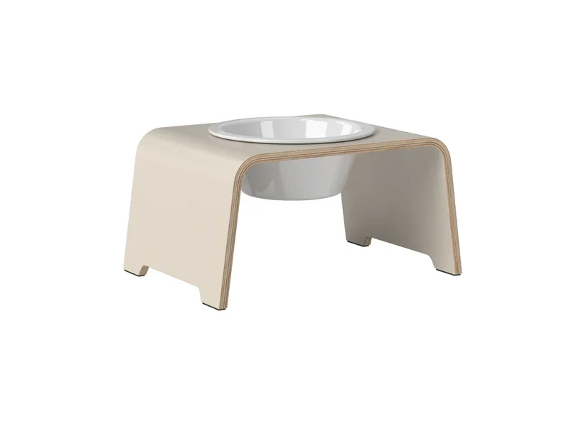 dogBar® Single Hundenapf | Porzellan | Cashmere Grey | 3 Größen