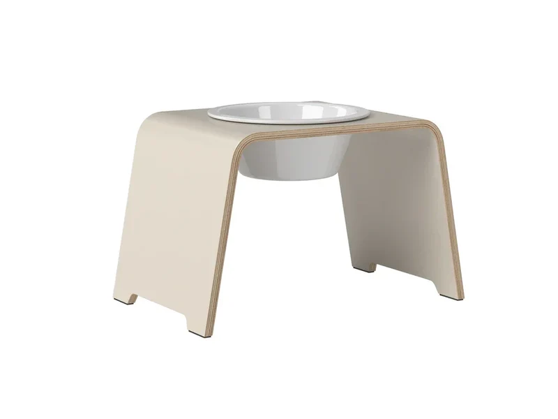 dogBar® Single Hundenapf | Porzellan | Cashmere Grey | 3 Größen