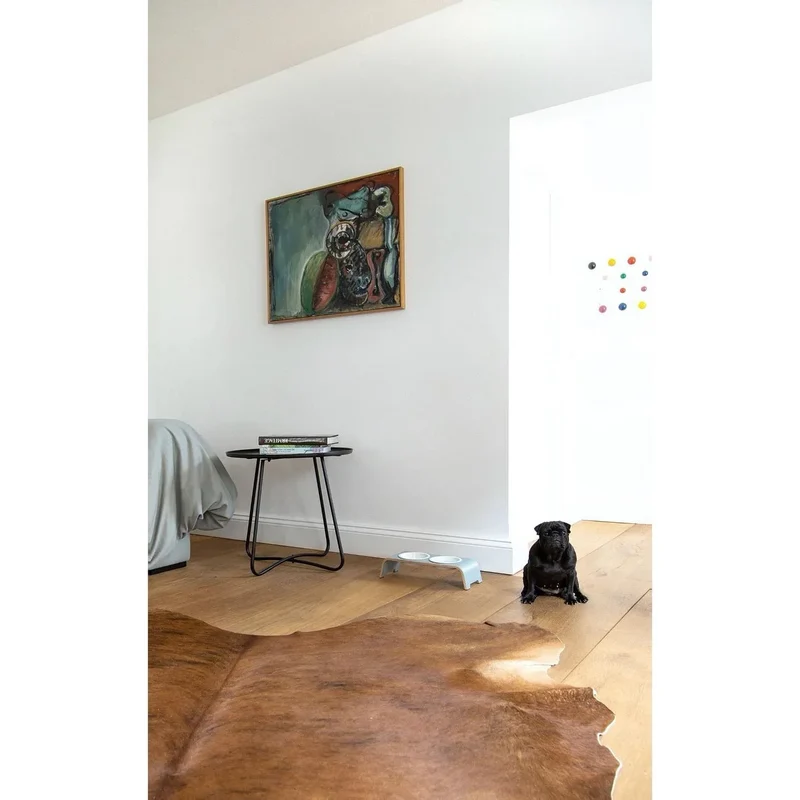 Futterstation dogBar® für Hunde | Porzellan | Grau | NEU: 6 Größen