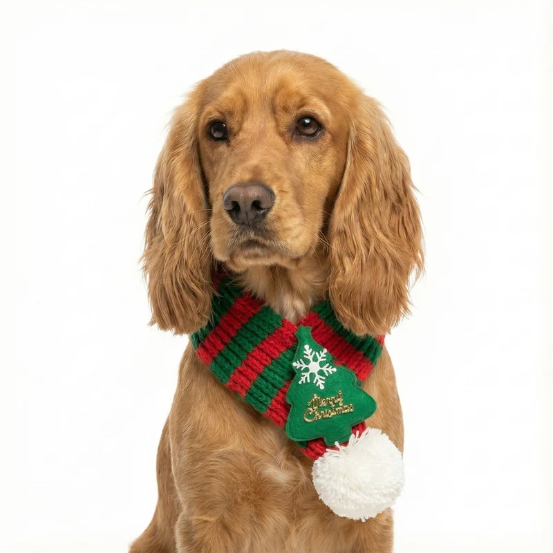 EliteTrim Christmas Pet Scarf