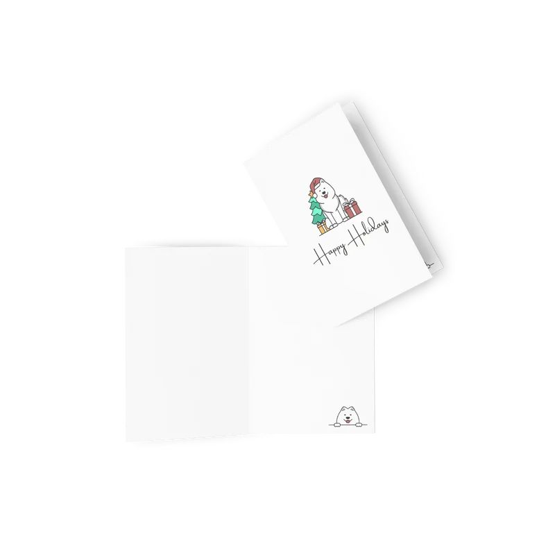 Samoyed Page Christmas Card
