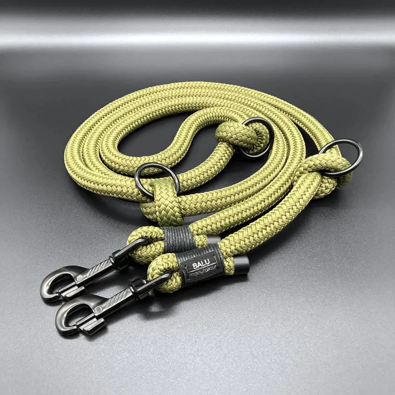 Hundeleine verstellbar aus Seil 2m