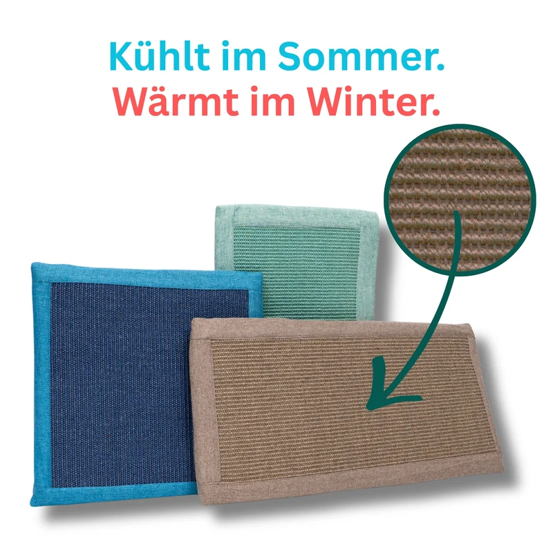 ThermoKissen mit Sisal