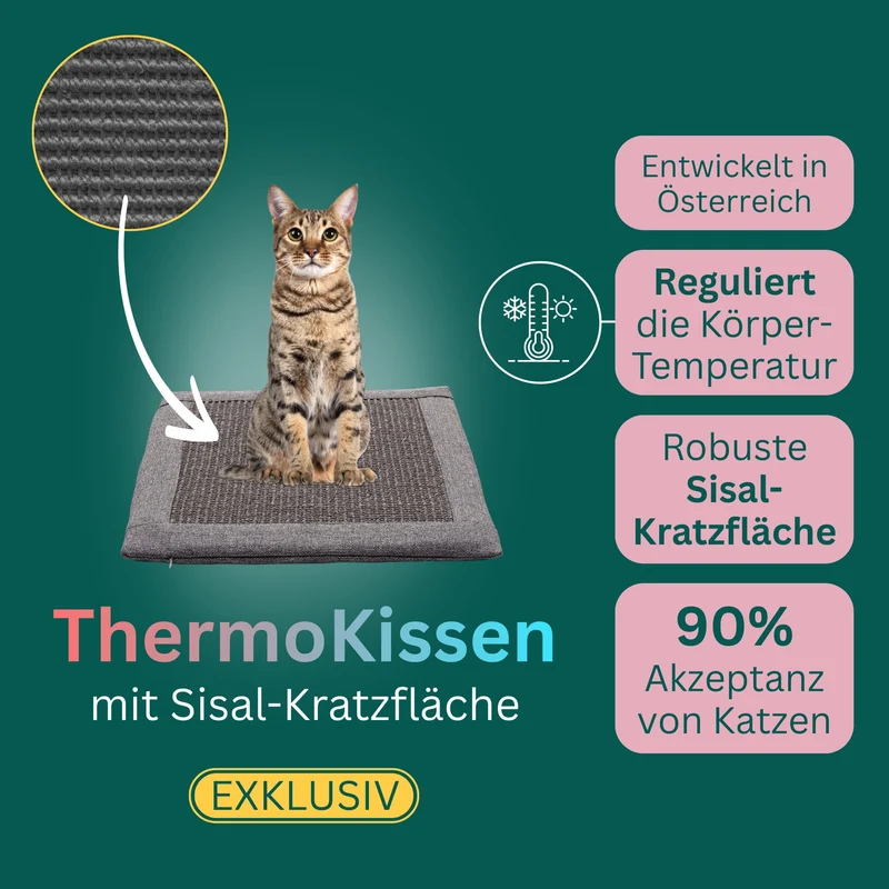 ThermoKissen mit Sisal