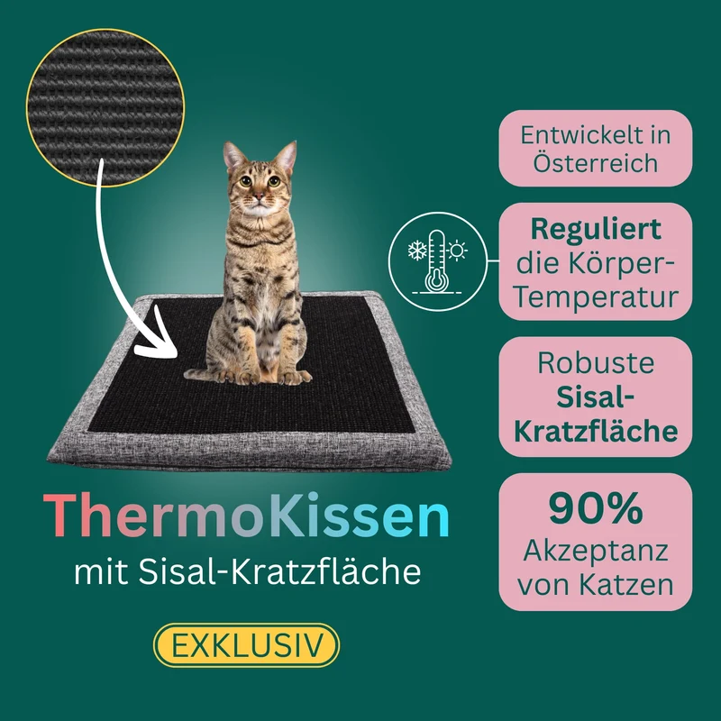 ThermoKissen mit Sisal