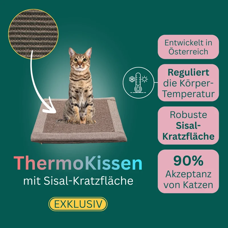 ThermoKissen mit Sisal