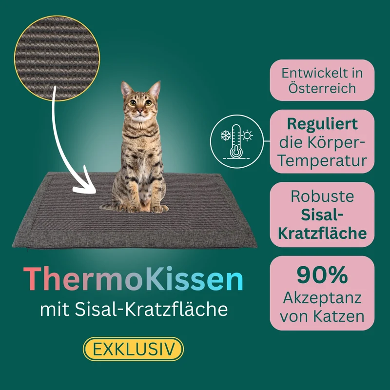 ThermoKissen mit Sisal