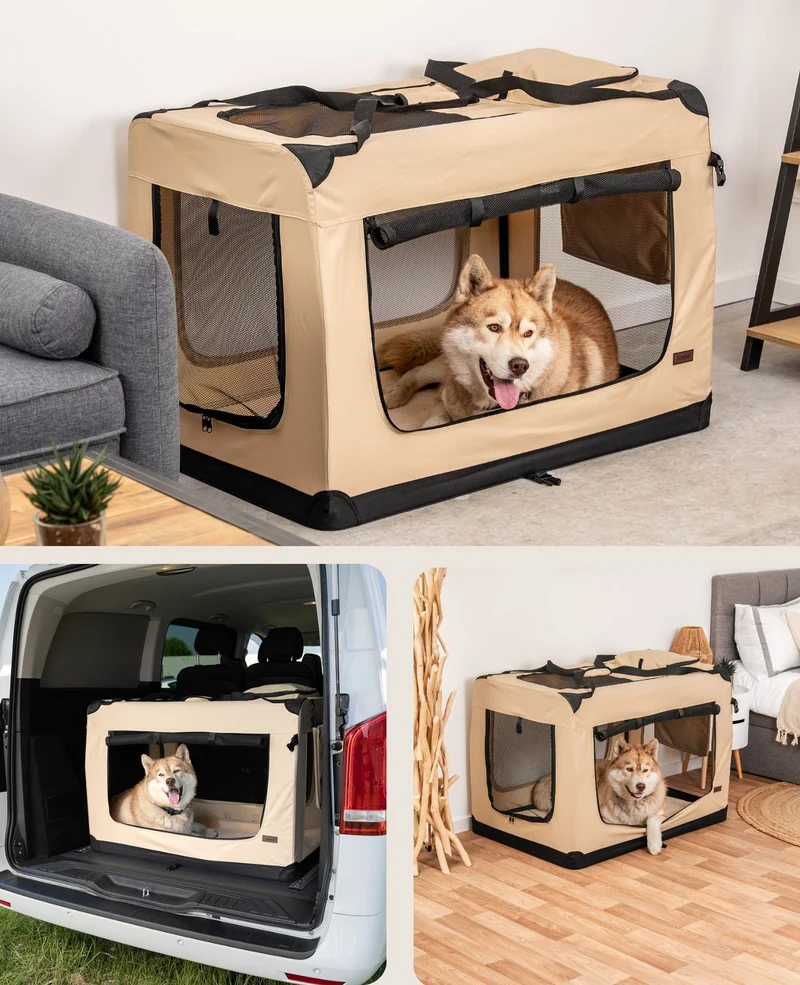 Hundetransportbox faltbar