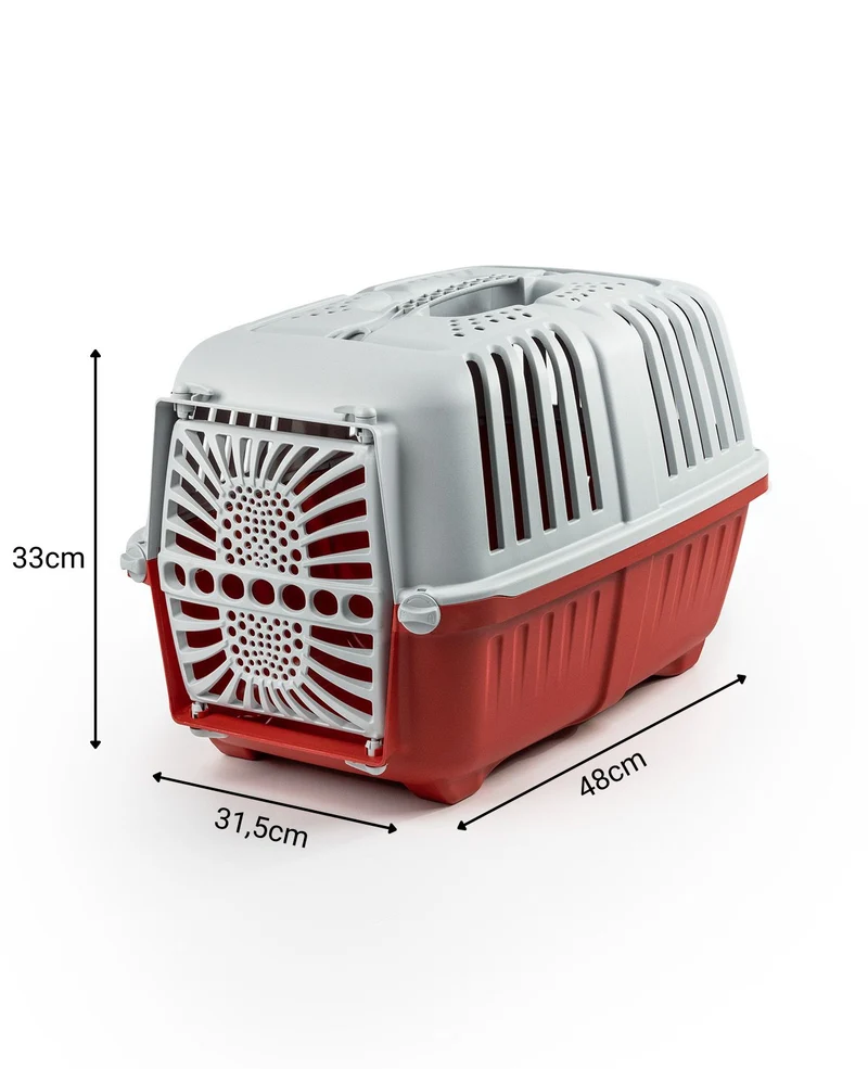 Hundetransportbox aus Kunststoff