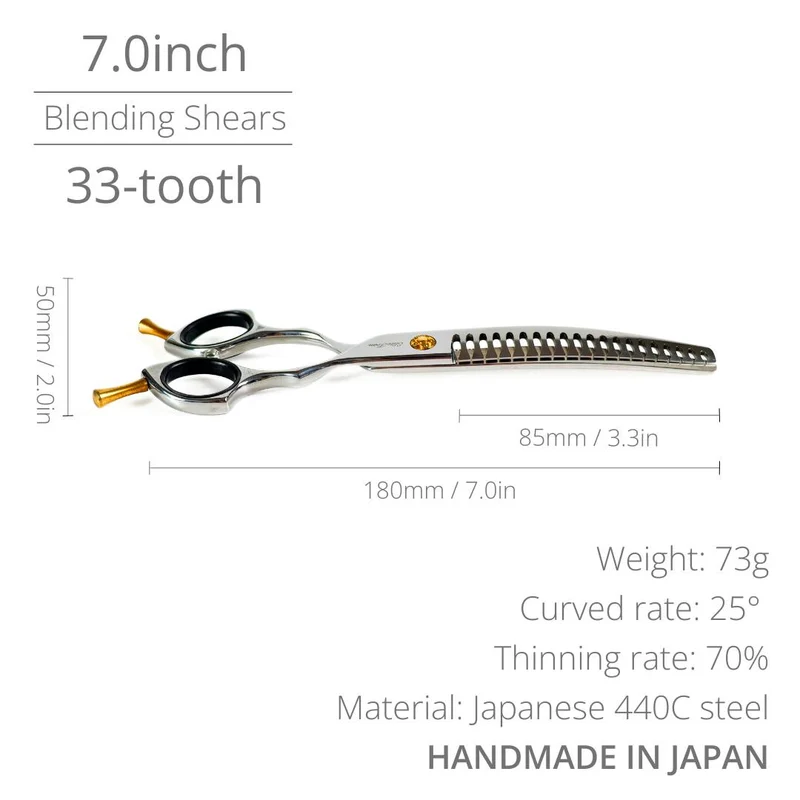 FusionCurve™ Series | 7.0" Professional Curved Shears Set