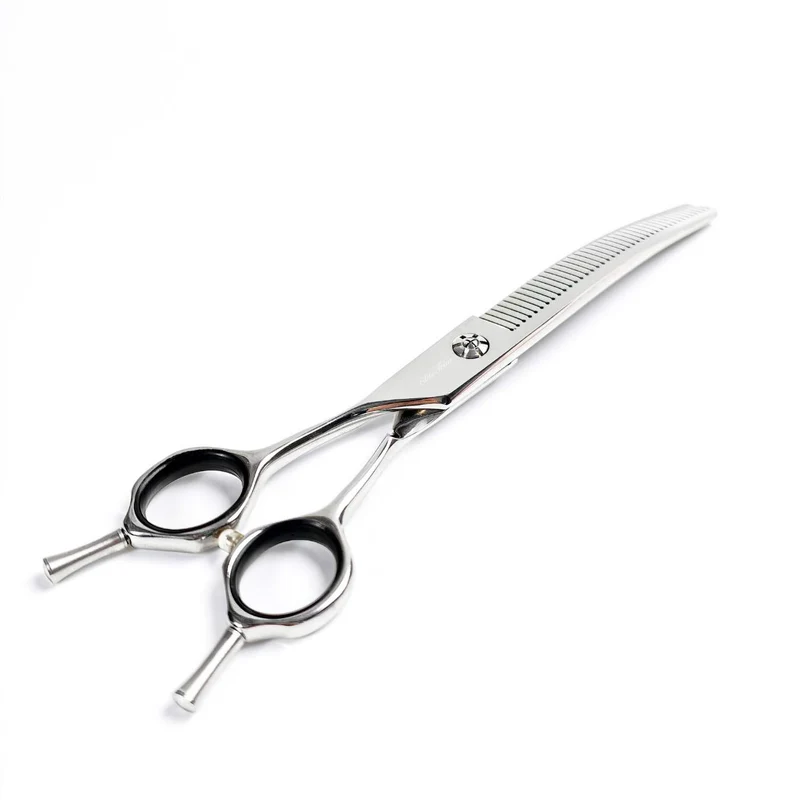 PuffCut™ | 7.0" Curved Fluffer | Left-Handed