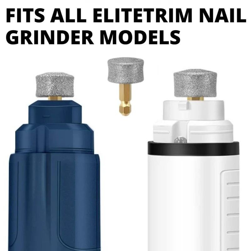 EliteTrim 2Pcs Nail Grinder Heads