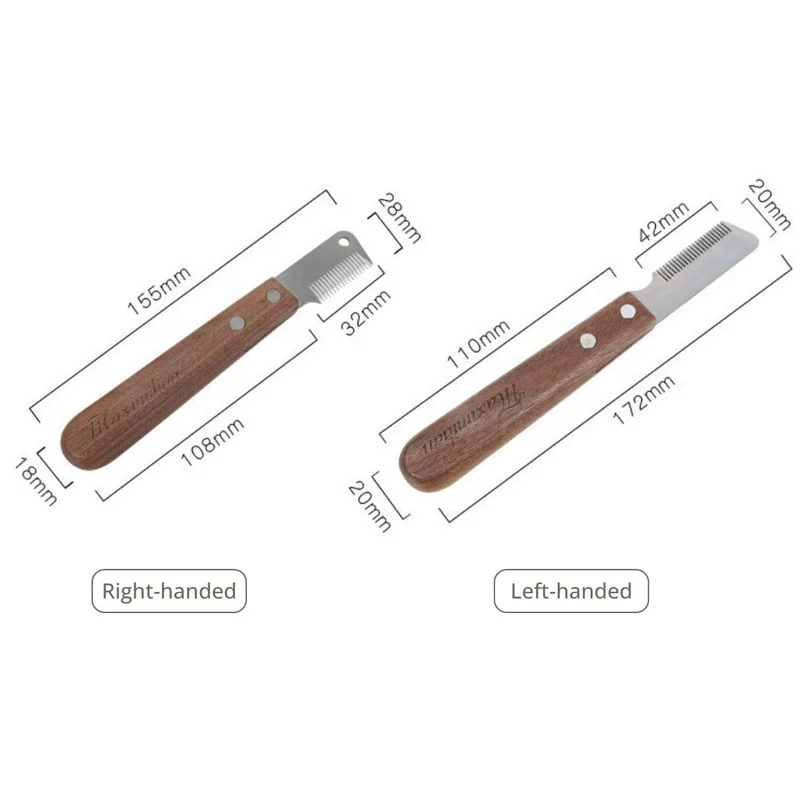 Walnut Dog Stripping Knife