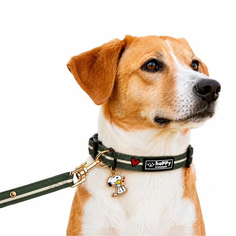 Hundeleine Snoopy Khaki