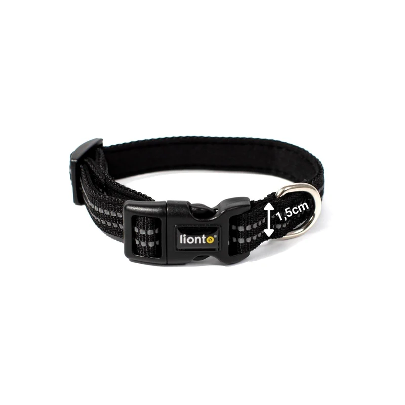 Hundehalsband gepolstert, reflektierend und wasserfest