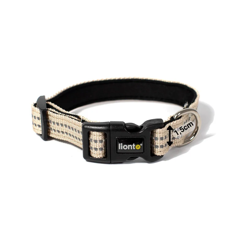 Hundehalsband gepolstert, reflektierend und wasserfest