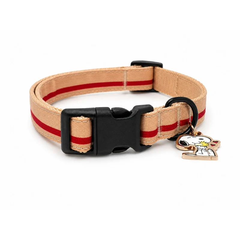 Hundehalsband Snoopy Beige