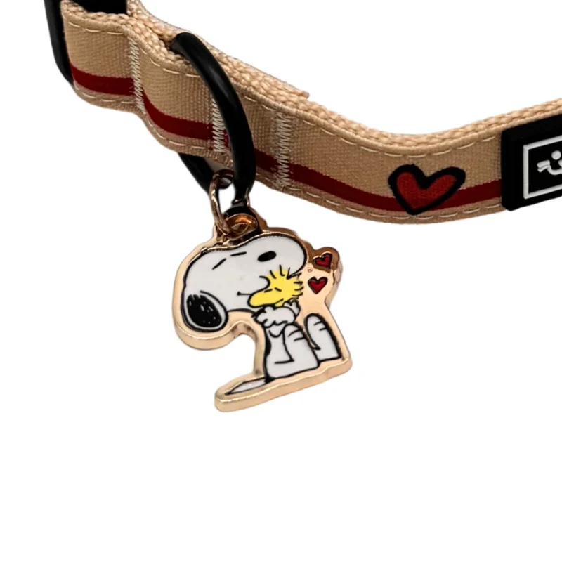 Hundehalsband Snoopy Beige